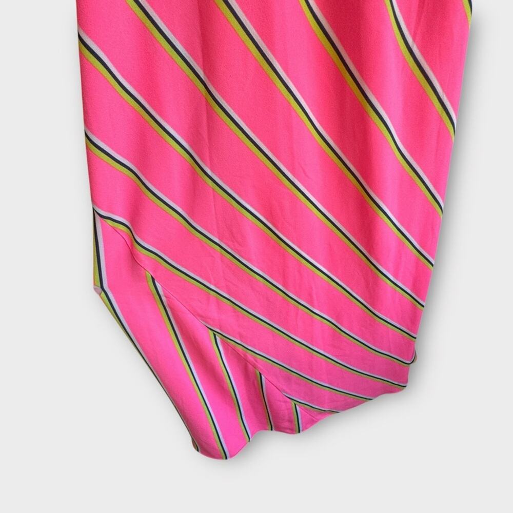 RACHEL Rachel Roy neon pink striped maxi dress, size small - Picture 5 of 9